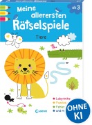Cover-Bild zum Titel 'Meine allerersten Rätselspiele - Tiere' von ''