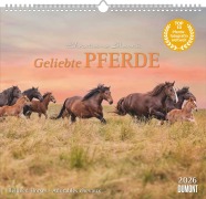 Cover-Bild zum Titel 'Geliebte Pferde 2026 - DUMONT-Wandkalender - Pferdefotografie von Christiane Slawik Format - 38,0 x 35,5 cm' von ''