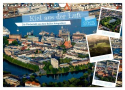 Kiel aus der Luft - Die Stadt an der Förde aus dem Ballon fotografiert (Wandkalender 2025 DIN A4 quer), CALVENDO Monatskalender - Ingo Baasch
