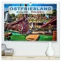Ostfriesland - Museumshafen Carolinensiel (hochwertiger Premium Wandkalender 2025 DIN A2 quer), Kunstdruck in Hochglanz - Peter Roder