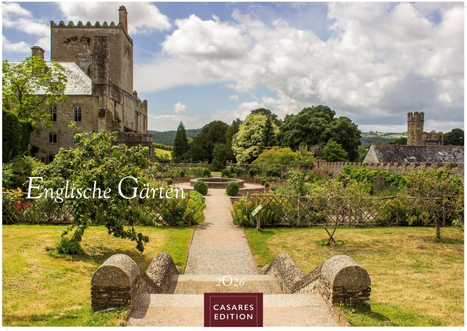 Englische Gärten Kalender 2026 - Wandkalender | Fotokalender Naturkalender England 24x35cm - Naturfotos - Inspiration für Gartenliebhaber - Perfekt für Naturerlebnis & botanische Schönheit - 