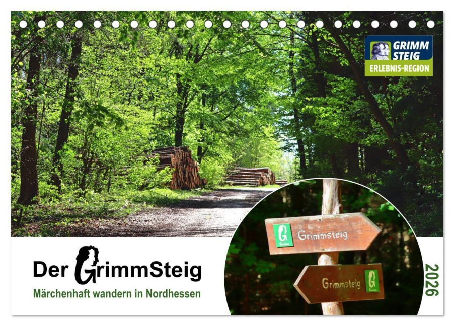 Der Grimmsteig (Tischkalender 2026 DIN A5 quer), CALVENDO Monatskalender - Sabine Löwer