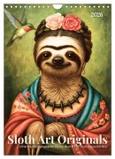 Sloth Art Originals ... eine faultierlangsame Reise durch die Kunstgeschichte (Wandkalender 2026 DIN A4 hoch), CALVENDO Monatskalender - Renaissance Soul