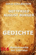 Cover-Bild zum Titel 'Gedichte' von 'Gottfried August Bürger'