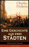 Cover-Bild zum Titel 'Eine Geschichte aus zwei Städten (Historischer Roman) - Illustrierte Ausgabe' von 'Charles Dickens'