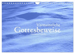 Cover-Bild zum Titel 'Vermeintliche Gottesbeweise - Nachdenk-Kalender (Wandkalender 2026 DIN A4 quer), CALVENDO Monatskalender' von 'Jürgen Lemmermann'
