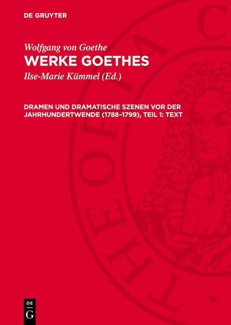 Dramen und dramatische Szenen vor der Jahrhundertwende (1788-1799), Teil 1: Text - Wolfgang Von Goethe