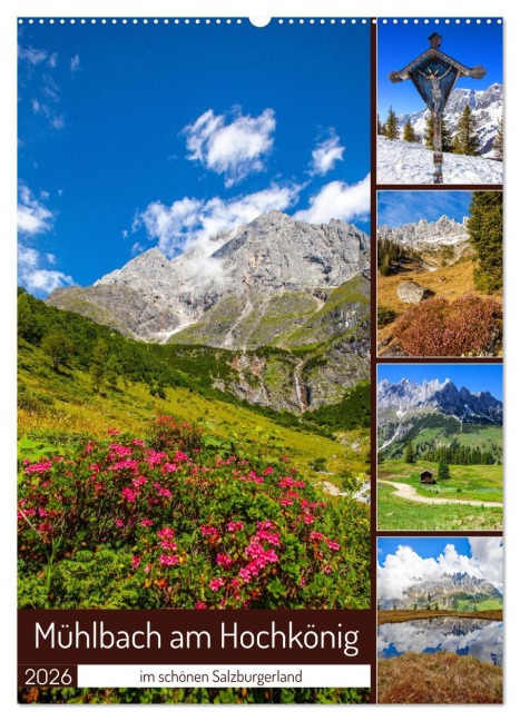Mühlbach am Hochkönig (Wandkalender 2026 DIN A2 hoch), CALVENDO Monatskalender - Christa Kramer