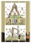 ABC. Ein Alphabet in Bildern. (Tischkalender 2025 DIN A5 hoch), CALVENDO Monatskalender - Kateryna Yerokhina