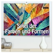 Cover-Bild zum Titel 'Spiel der Farben und Formen (hochwertiger Premium Wandkalender 2026 DIN A2 quer), Kunstdruck in Hochglanz' von 'Werner Braun'