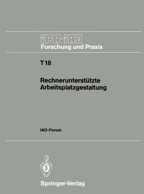 Rechnerunterstützte Arbeitsplatzgestaltung - 