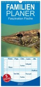 Cover-Bild zum Titel 'Familienplaner 2027 - Faszination Fische mit 5 Spalten (Wandkalender, 21 x 45 cm) CALVENDO' von 'Daniel Pelz'