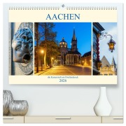 Cover-Bild zum Titel 'Aachen - die Kaiserstadt am Dreiländereck (hochwertiger Premium Wandkalender 2026 DIN A2 quer), Kunstdruck in Hochglanz' von 'Christian Müller'