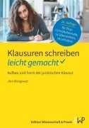 Cover-Bild zum Titel 'Klausuren schreiben - leicht gemacht' von 'Jörn Bringewat'