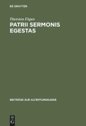 Cover-Bild zum Titel 'Patrii sermonis egestas' von 'Thorsten Fögen'