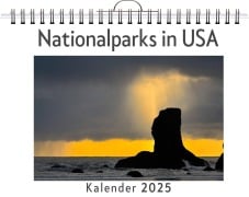Cover-Bild zum Titel 'Nationalparks in USA - (Wandkalender 2025, Kalender DIN A4 quer, Monatskalender im Querformat mit Kalendarium, das perfekte Geschenk)' von 'Zoe Weber'