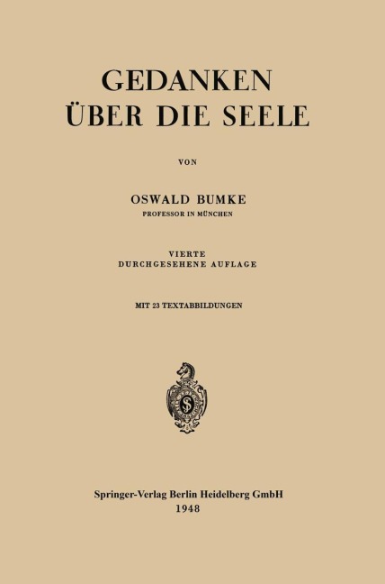 Gedanken über die Seele - Oswald Bumke