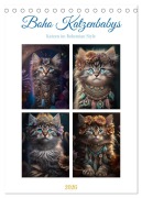 Cover-Bild zum Titel 'Boho Katzenbabys (Tischkalender 2026 DIN A5 hoch), CALVENDO Monatskalender' von 'Steffen Gierok-Latniak'
