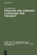 Cover-Bild zum Titel 'Sprache und Denken / Language and Thought' von ''