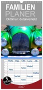 Cover-Bild zum Titel 'Familienplaner 2027 - Oldtimer: detailverliebt mit 5 Spalten (Wandkalender, 21 x 45 cm) CALVENDO' von 'Solveig Rogalski'