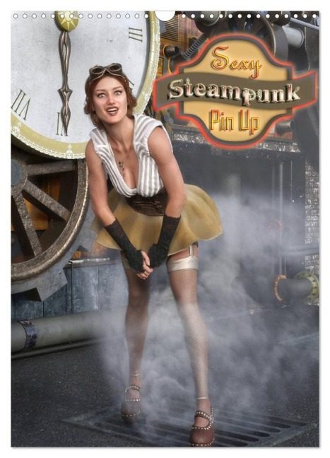 Sexy Steampunk Pin Up (Wandkalender 2027 DIN A3 hoch), CALVENDO Monatskalender - KarstenSchröder