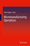 Cover-Bild zum Titel 'Micromanufacturing Operations' von ''