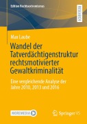 Cover-Bild zum Titel 'Wandel der Tatverdächtigenstruktur rechtsmotivierter Gewaltkriminalität' von 'Max Laube'