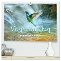 Vögel im Flug - malerische Bilder (hochwertiger Premium Wandkalender 2024 DIN A2 quer), Kunstdruck in Hochglanz - Liselotte Brunner-Klaus