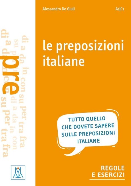 Le preposizioni italiane - Alessandro DeGiuli