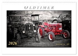 Cover-Bild zum Titel 'Oldtimer - nostalgische Traktoren und Lastwagen (Wandkalender 2026 DIN A2 quer), CALVENDO Monatskalender' von 'Peter Roder'