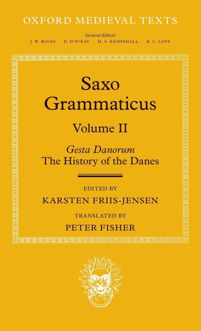 SAXO GRAMMATICUS VOL 2 C - Friis-Jensen
