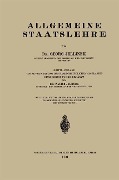 Cover-Bild zum Titel 'Allgemeine Staatslehre' von 'Georg Jellinek, Walter Jellinek'