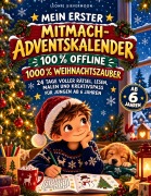 Cover-Bild zum Titel 'Mein erster Mitmach-Adventskalender - 100% Offline 1000% Weihnachtszauber' von 'Leonie Silvermoon'