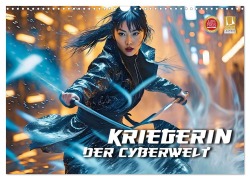 Cover-Bild zum Titel 'Kriegerin der Cyberwelt (Wandkalender 2026 DIN A3 quer), CALVENDO Monatskalender' von 'Renate Utz'