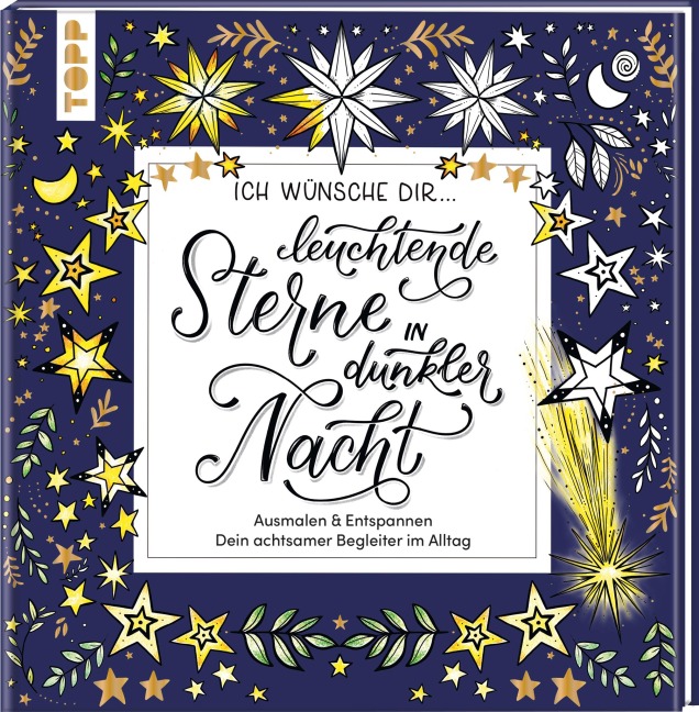 Ich wünsche dir ... leuchtende Sterne in dunkler Nacht - 