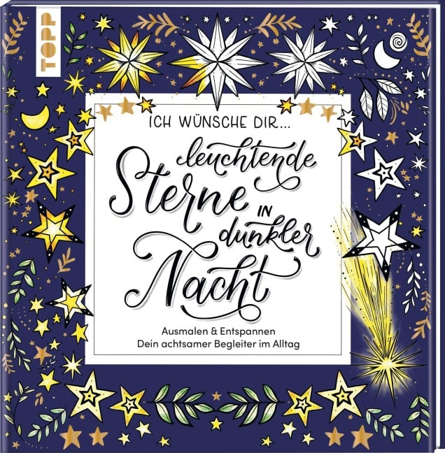 Ich wünsche dir ... leuchtende Sterne in dunkler Nacht - 
