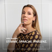Cover-Bild zum Titel 'Stimme. Sprache. Präsenz.' von 'Inés Hoelter'