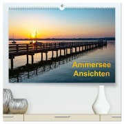 Cover-Bild zum Titel 'Ammersee-Ansichten (hochwertiger Premium Wandkalender 2026 DIN A2 quer), Kunstdruck in Hochglanz' von 'Etienne Benoît'