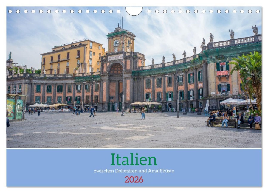 Italien - zwischen Dolomiten und Amalfiküste (Wandkalender 2026 DIN A4 quer), CALVENDO Monatskalender - Thomas Bugdoll