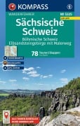 Cover-Bild zum Titel 'KOMPASS Wanderführer Sächsische Schweiz, Böhmische Schweiz, Elbsandsteingebirge mit Malerweg, 78 Touren/Etappen mit Extra-Tourenkarte' von 'Lisa Aigner'