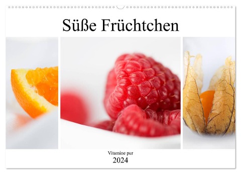 Süße Früchtchen - Vitamine pur (Wandkalender 2024 DIN A2 quer), CALVENDO Monatskalender - Marion Krätschmer