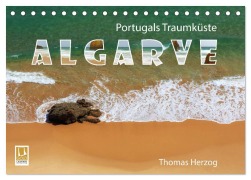 Cover-Bild zum Titel 'Portugals Traumküste Algarve (Tischkalender 2026 DIN A5 quer), CALVENDO Monatskalender' von 'Www. Bild-Erzaehler. Com Herzog'