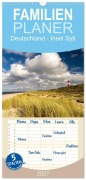 Cover-Bild zum Titel 'Familienplaner 2027 - Deutschland - Insel Sylt mit 5 Spalten (Wandkalender, 21 x 45 cm) CALVENDO' von 'Peter Schickert'