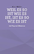 Cover-Bild zum Titel 'Weil es so ist wie es ist, ist es so wie es ist' von 'Klaus Händler'