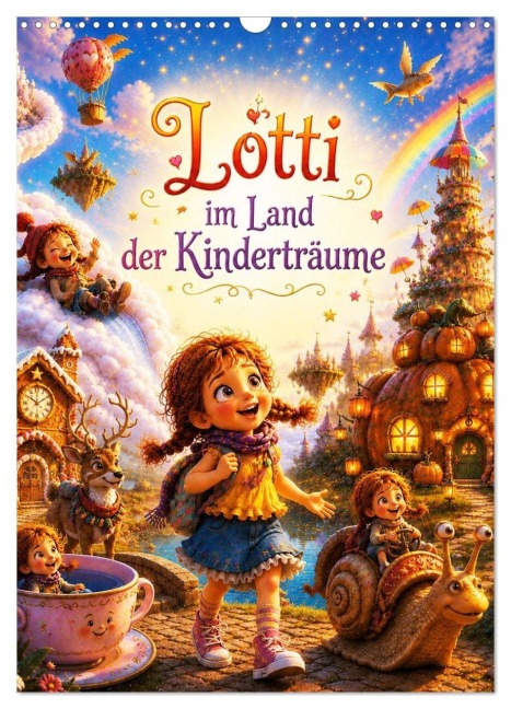 Lotti im Land der Kinderträume (Wandkalender 2027 DIN A3 hoch), CALVENDO Monatskalender - Sonja Hofmann
