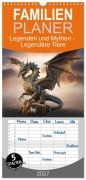 Cover-Bild zum Titel 'Familienplaner 2027 - Legenden und Mythen - Legendäre Tiere mit 5 Spalten (Wandkalender, 21 x 45 cm) CALVENDO' von 'Alain Gaymard'