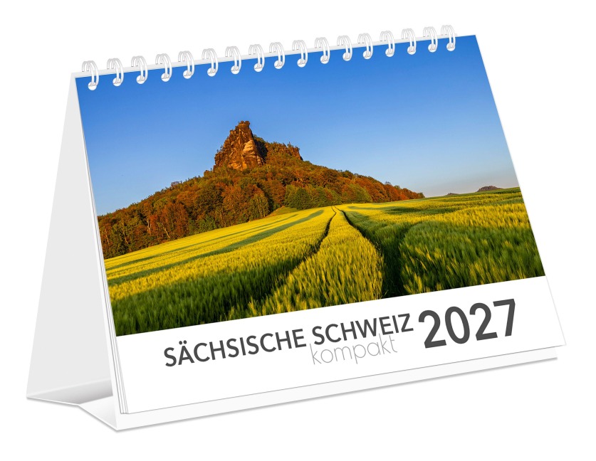 Kalender Sächsische Schweiz kompakt 2027 - K4 Verlag, Peter Schubert