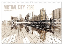 Cover-Bild zum Titel 'VIRTUAL CITY 2026 CH-Version (Wandkalender 2026 DIN A3 quer), CALVENDO Monatskalender' von 'Max Steinwald'