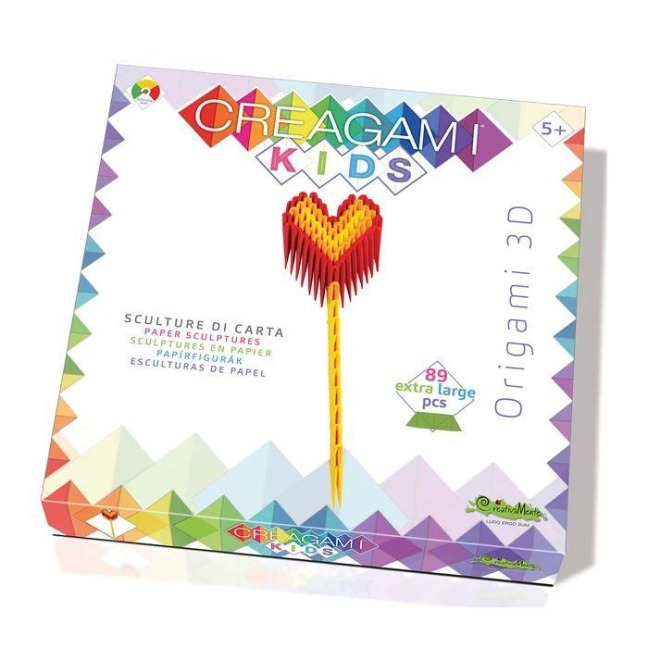 CREAGAMI - Origami 3D KIDS Herz 89 Teile -  CREAGAMI - Origami 3D KIDS Herz 89 Teile -