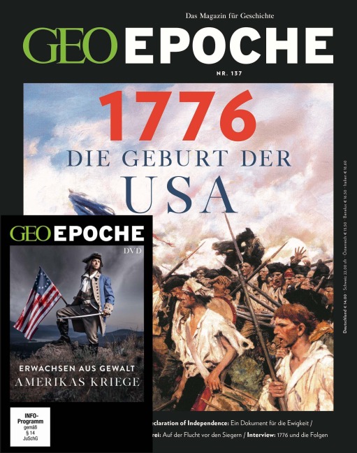 GEO Epoche DVD 137/2026 - 1776 Die Geburt de USA - Jürgen Schaefer, Katharina Schmitz